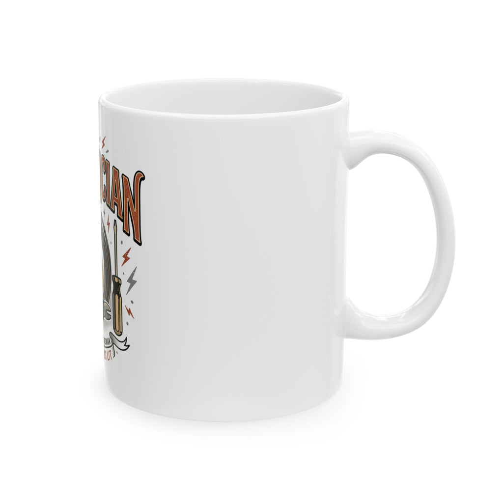 Electrician Mug – 'Getting Things Lit' Ceramic Coffee Cup (11oz)